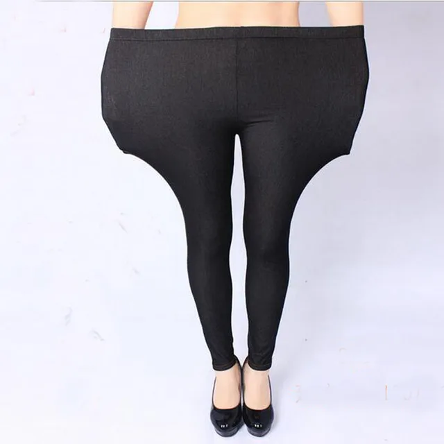 3XL 5XL Oversize Sexy Women's Cotton Jeans Denim Legging Ankle Full Length Jeggings Pants Fashion Slacks Trousers Plus Size
