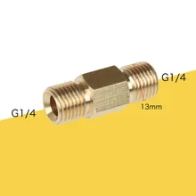 G1/4 высокое Давление пистолет для мойки авто PA пены Адаптер для установки на бутылку Медь насадка с соединением автомобильные аксессуары