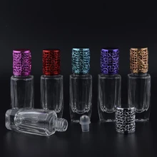 MUB-10 мл портативные эфирные масла многоразового использования флаконы для духов Путешествия Пустой Металлический рулон на духи стеклянная бутылка для унисекс