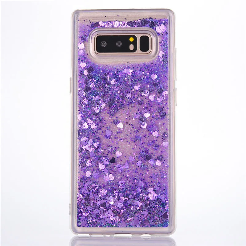 

For OPPO RX17 Neo A3S F11 R17 F9 Pro F7 A5S A7 K1 R15X A83 A73 A79 Case Quicksand Liquid Heart Pattern Glitter Cover