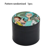 Мультяшный курильщик диаметр 50 мм четырехслойная шлифовальная машина из цинкового сплава