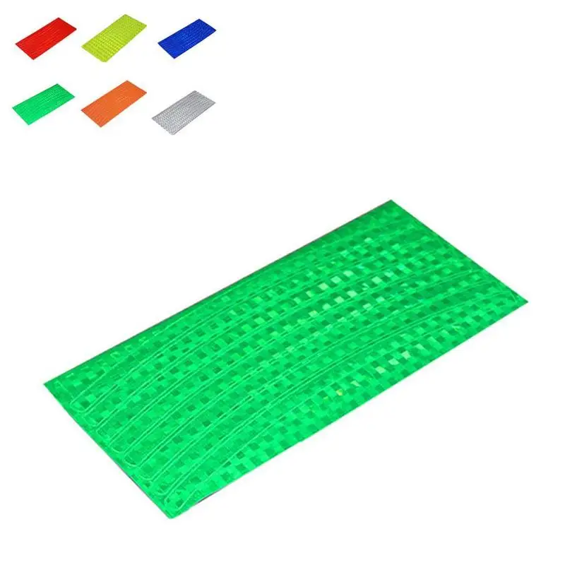 Bicycle Reflector Fluorescent MTB Bicycle Sticker Bicycle Rim Reflective Stickers Decal Accessories