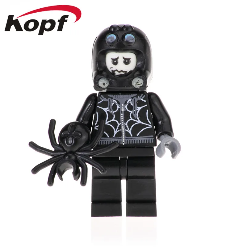 

Single Sale Fun Cowboy Clown Firework Unicorn Small Spider-Man Boy Cat Cactus Girl Building For Kids Blocks Gift Toys PG1252