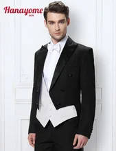 Hanayome Men's Three Piece 2015 New Wedding suit Tailcoat & Tuxedo Pants  4 colors D290
