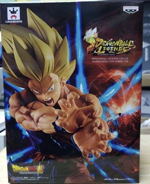 Banpresto Dragon Ball Legends Collab Коллекционная Фигурка-Супер Saiyan SON GOKOU Kamehameha из "Dragon Ball Super"