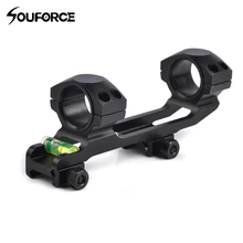 30 mm Rings with Bubble Level fit Scope Picatinny Rail Mount Gun Accessory for Tactical Hunting