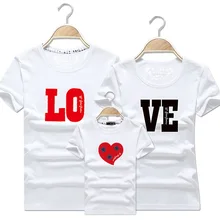 Одинаковые комплекты для семьи Одежда для пар спортивный топ, одежда для мальчиков футболка для женщин и девочек Одинаковая одежда для мамы и ребенка