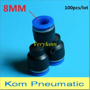 

Wholesale Verykom Pneumatic Plastic Y Union Tee 8MM Tube Pipe Air Fitting One Touch Quick Fittings Hose Connector Coupler PY-8