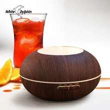 Главная ароматерапия ультразвуковая увлажнитель Электрический аромат эфирные масла диффузор тумана светодиодный свет 7 цветов 300 мл увлажнитель воздуха