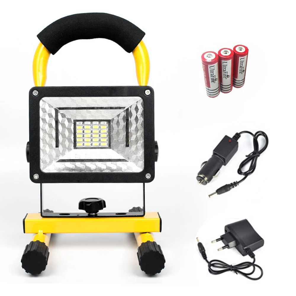 

Hot 30W Big Power Portable Flood Security Ultra Lights Search Lights for Outdoor Hunting Camping Climbing Fishing Free Shipping