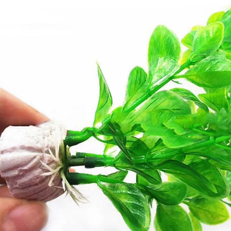 Fish Tank Decorations Aquarium Plastic Plant Artificial Simulation Water Plants 25cm