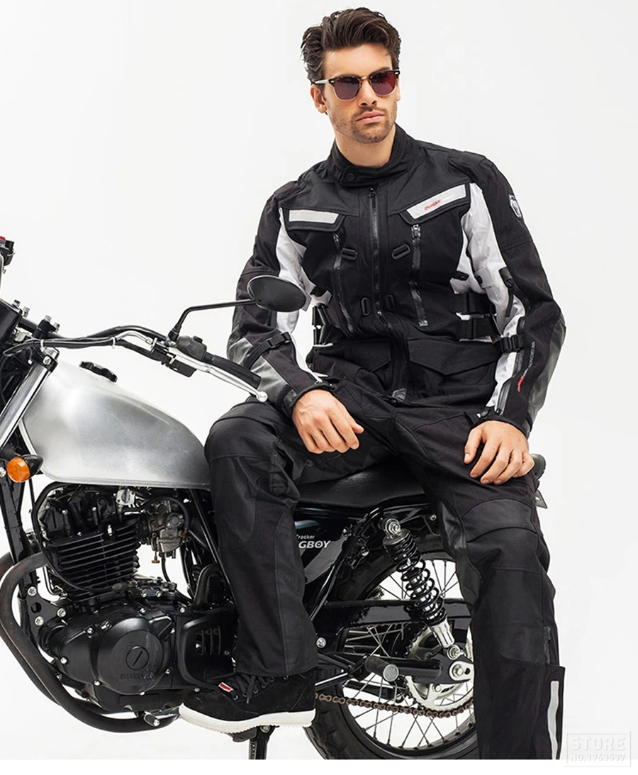 Бесплатная доставка, 1 шт. мотоцикл Водонепроницаемый Светоотражающие гонке внедорожных куртка с дышащей сеткой мотоциклетная куртка с 5