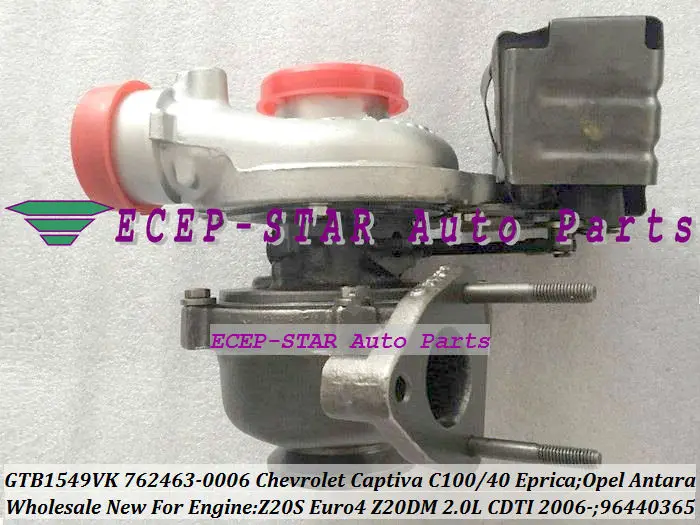 TURBO GTB1549VK 762463 762463-0002 762463-0006 96440365 96440364 Turbocharger For Chevrolet Captiva C100 C140 Eprica For Opel Antara 06- Z20S Z20DM Z20DMH 2.0L CDTI (5)