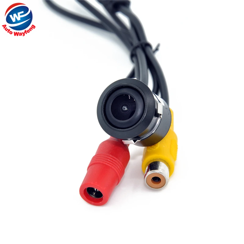 

Free Shipping Mini Car 18.5MM Camera HD CCD Car Rear View Camera Reverse Parking back up Camera night vision waterproof