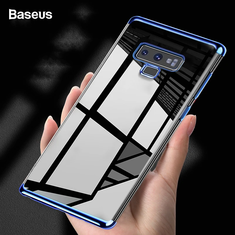 

Baseus Luxury Plating Phone Case For Samsung Note 9 Capinhas Ultra Thin Soft TPU Silicone Cover Case For Samsung Note 9 Coque