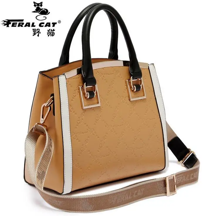 FERAL CAT New&Hot ! 2018 Fashion Casual Shoulder Bag Cross-body Bag Small Vintage Women's Handbag Pu Leather Women Messenger Bag shoulder bag harajuku cat chain cross body bag soft bag miaomiao women s handbag animal head bag