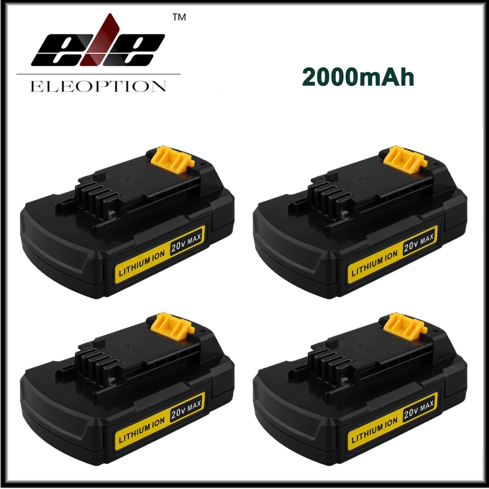 4x 20V Max 2000mAh Replacement Battery for Stanley font b Power b font font b Tools