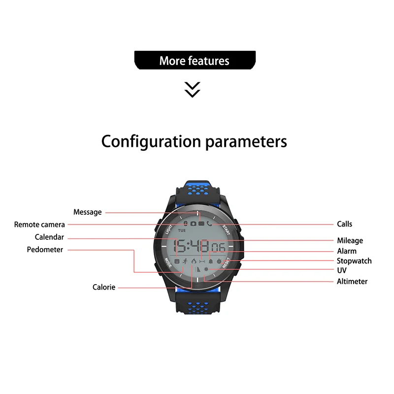 Монитор сна фитнес Шагомер Bluetooth Вызов цифровой шагомер напоминание Сообщения велосипедные часы для IOS Android F3 SmartWatch