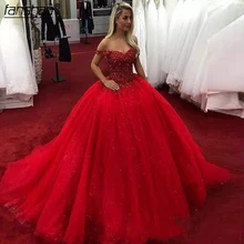 Красное милое бальное платье с аппликацией на шнуровке 16 платьев Vestidos De 15 лет