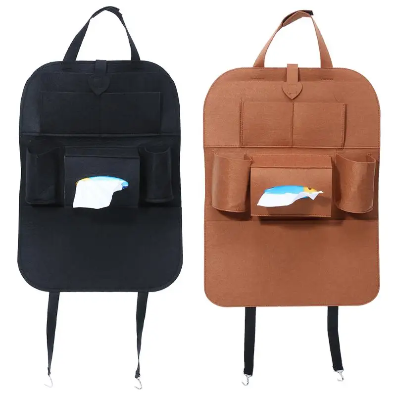 

1 Pcs Car Back Seat Boot Organizer Trash Net Holder Auto Multi-Pocket Travel Storage Bag Hanger For Auto Capacity Storage Pouch