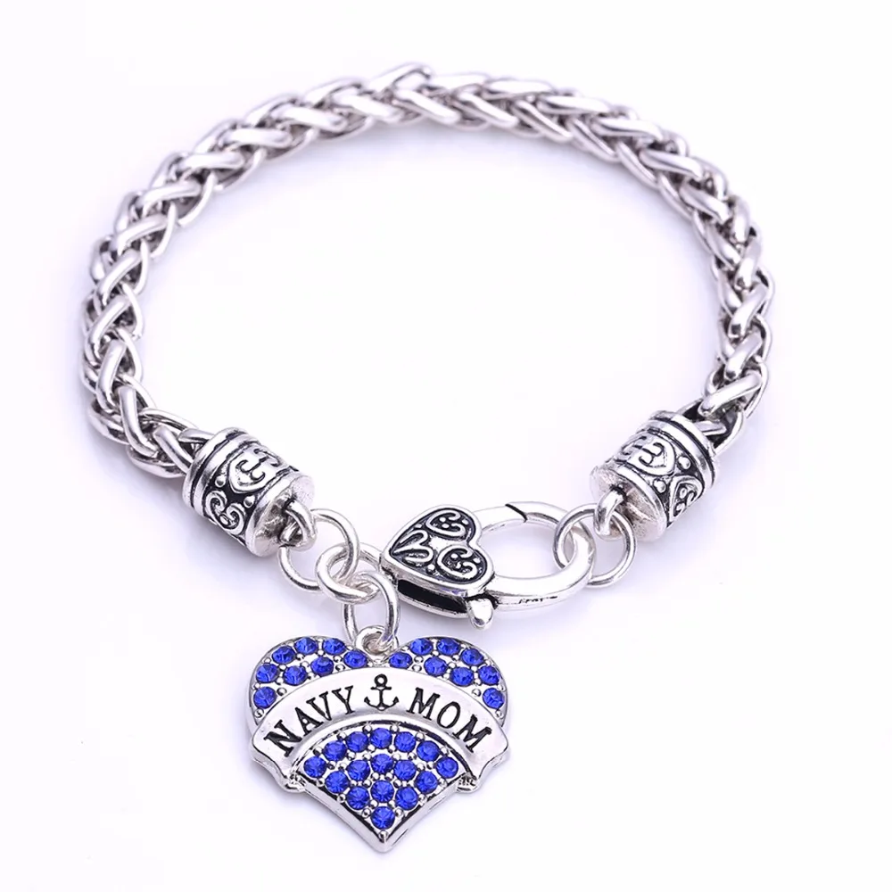 Navy Mom Bracelet Navy Mom Gift Navy Mom Bracelet Army Mom Present