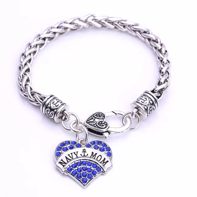 Navy Mom Bracelet Gift Army Present Navy Mom Bracelet Gift Army Present Military Charm