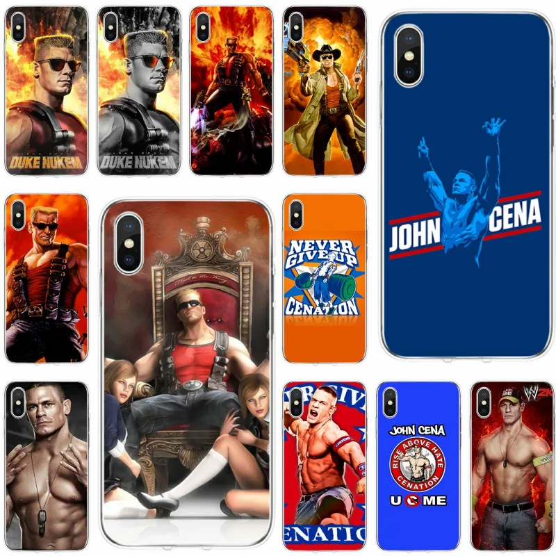 

John cena Cover Soft Silicone TPU Phone Case For iPhone 5 5S 5C SE 6 6plus 7 7plus 8 8plus X XS XR XS Max