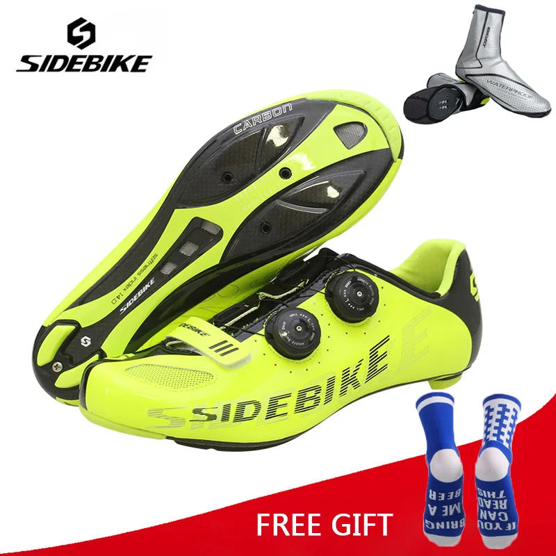 

Sidebike Carbon Ultralight Cycling Shoes Self-Lock Racing Athletic Road Bike Bicycle Riding Shoes zapatillas hombre ciclismo