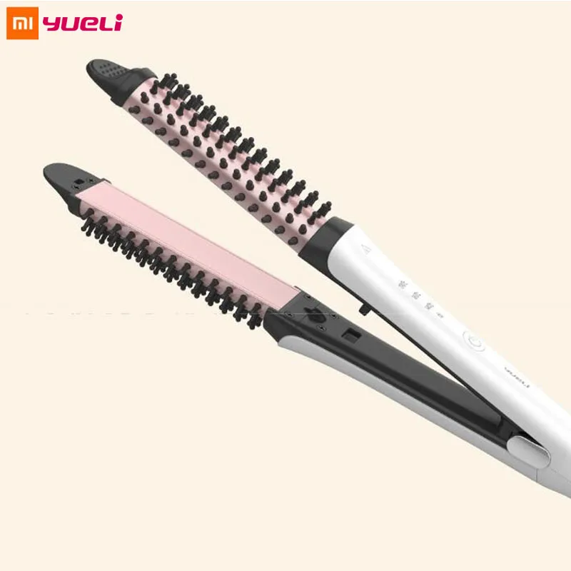 

Xiaomi Yueli Professional Hair Straightener Curler comb Salon Hair Styling Anti-scalding design Personal Adults Use easy to use