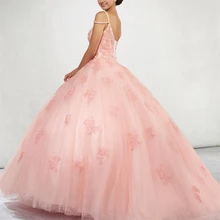 Превосходное Пышное Платье 15 anos на бретельках с аппликацией бальное платье Пышное Платье