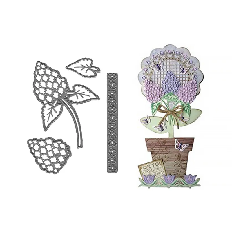 

Flower Leaf Bud Rectangle Metal Cutting Dies for Scrapbooking New 2019 Craft Dies Cuts for Card Making Stitch Troqueles
