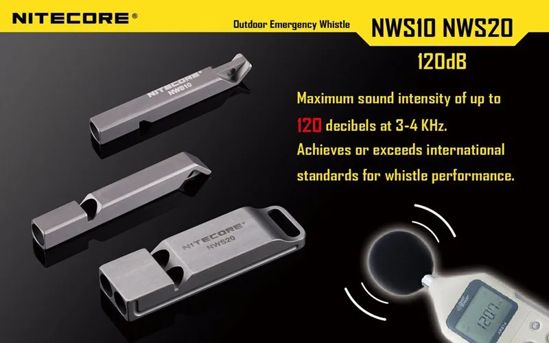 Nitecore NWS10  NWS20 Outdoor Emergency Whistle (13)