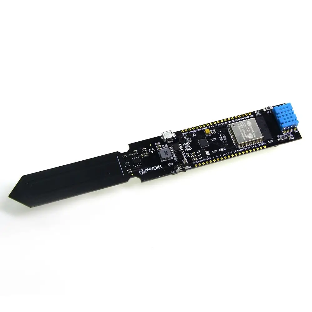 higrow ESP32 WiFi & Bluetooth Battery & DHT11 Soil temperature and humidity sensor module