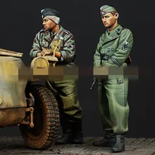 1/35 Resin Figure Model Kits WW2 GERMAN Soldiers Unassembled unpainted