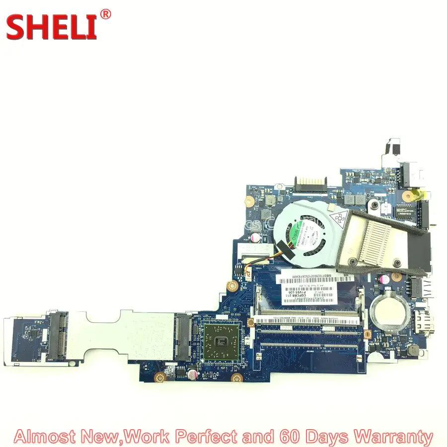 

SHELI MBSFT02003 MB.SFT02.003 Laptop Motherboard For Acer Aspire One 722 Netbook P1VE6 LA-7071P C60 1.0 GHz Main Board Works