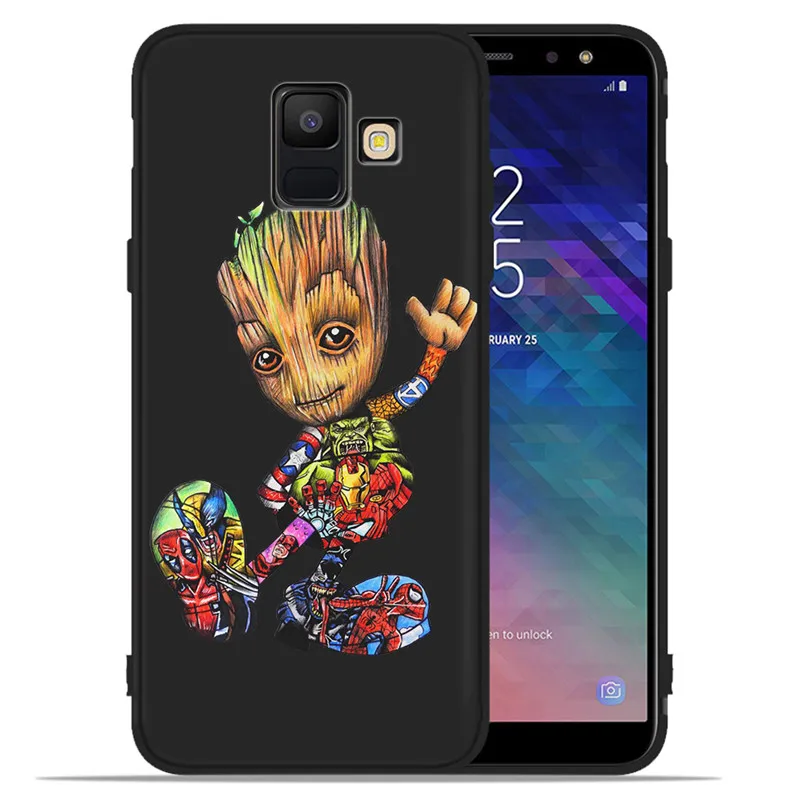 Groot "," Джокер "стежка cat для samsung Galaxy A9 A8 A7 A6 A5 A3 J3 J4 J5 J6 J8 плюс чехол для телефона чехол Coque Etui силиконовый чехол