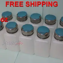 6 унций белая пластиковая бутылка для очистки пайки PVD(HDPE) спирт/припой бутылка для флюса жидкий пресс дозаторный Диспенсер Коробка(10 шт/лот