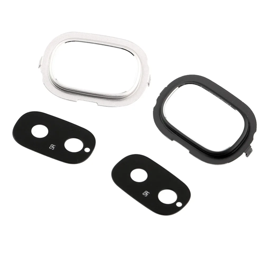 

YeeSite 1set Back Rear Camera Lens Glass Cover with Frame Holder for Samsung Galaxy J4 SM-J400F Replacement Parts Accessories