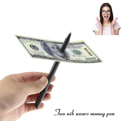 

Magic props pen to wear banknotes selling novelty toys street close-up performances