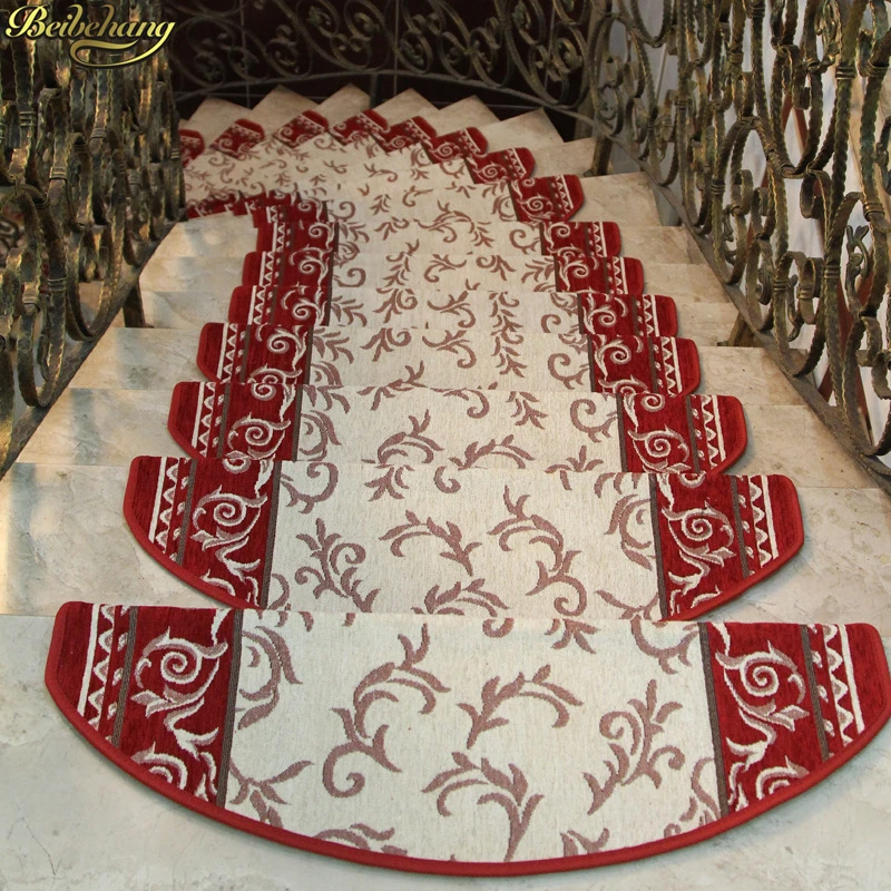 beibehang European stair step glue-free self-adhesive acrylic stair mats anti-slip carpet foot mat door mat Luxury stair beibehang European stair step glue-free self-adhesive acrylic stair mats anti-slip carpet foot mat door mat Luxury stair