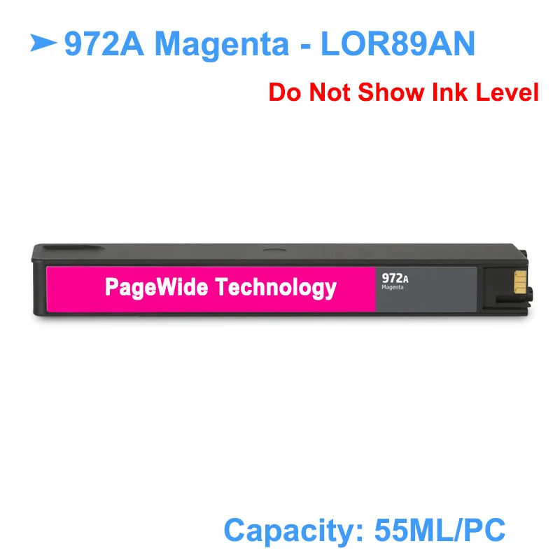 [Третьей вечерние бренд] для hp 972A 972 в сменный чернильный картридж для hp PageWide Pro 352dw 452dn 452dw 377dw 477dn 477dw 577dw