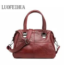 LUOFEIHUA кожаные сумки Новая мода кисточкой сумка через плечо винтажная мягкая кожаная женская сумка на плечо