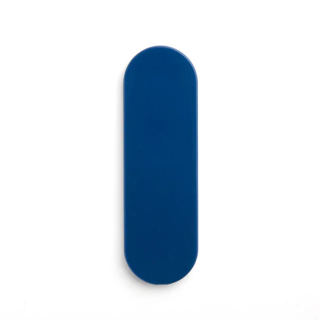 Универсальный держатель на палец, кольцо для телефона, пластиковый держатель для мобильного телефона, Многополосная многофункциональная наклейка на заднюю панель для iphone - Цвет: Deep Blue