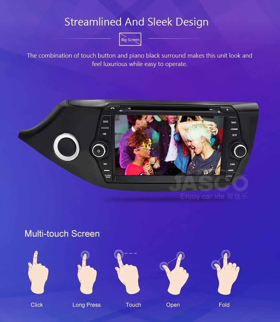 Excellent Android 9.0 9.1 Car DVD Player GPS Glonass Navigation Multimedia for Kia Ceed 2013 2014 2015 Auto RDS Radio Audio Video Stereo 3