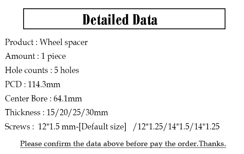 detail data