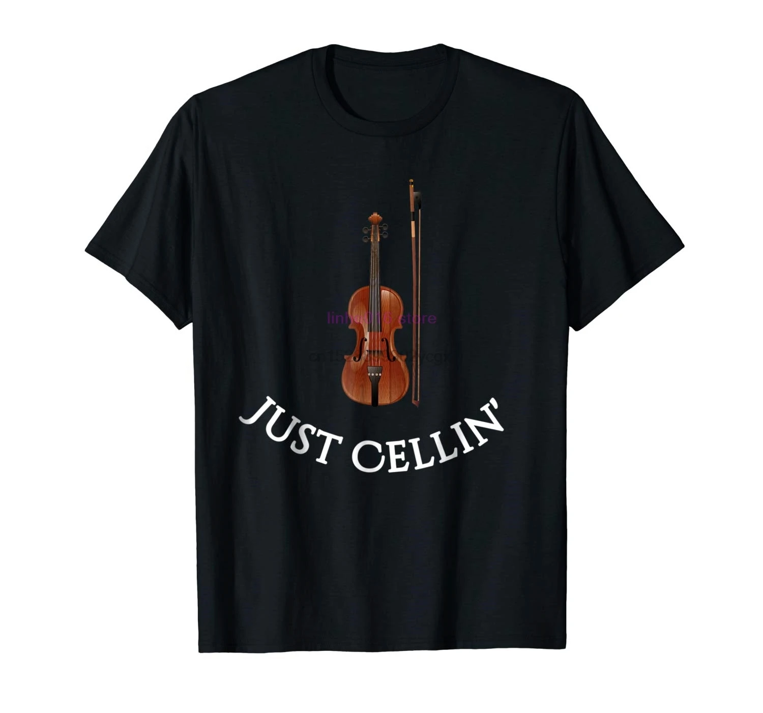 

GILDAN brand men shirt Cello Shirt for musicians Just Cellin Funny T shirt