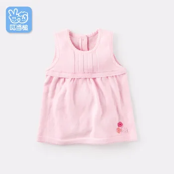 

Dinstry Baby dress aged 0-1-2 baby girl spring and autumn, 3-4 girl one-piece dress autumn vest dress