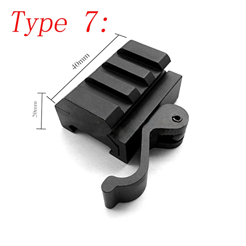 Охотничий 11 мм/20 мм рельсовый Пикатинни Вивер прицел базовое крепление спортивный Пикатинни Вивер рельсовый прицел крепление для страйкбола прицел Каза