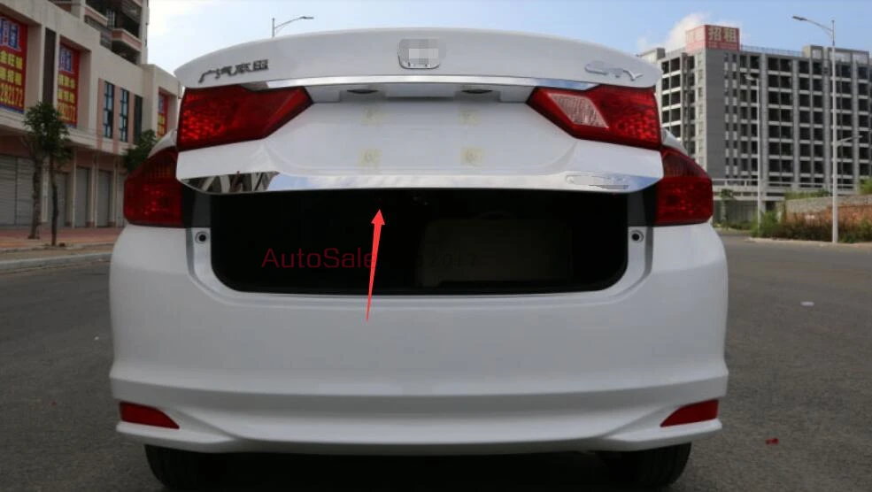 Для Honda City 2014 2015 2016 нержавеющая сталь правая задняя дверь подъемная крышка двери