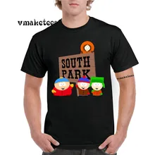 Кто футболка coon с круглым вырезом и короткими рукавами Южный Парк мультфильм футболка GMT707C